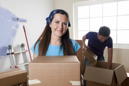 Residential packing support in Parsonsgreen with labeled moving boxes