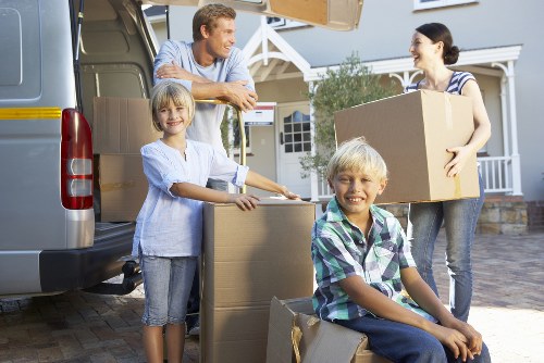 Secure mobile storage unit collection process in Parsonsgreen