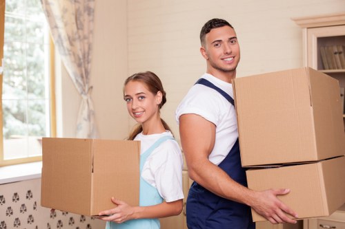 Loading furniture and storage items for small removals in Parsonsgreen